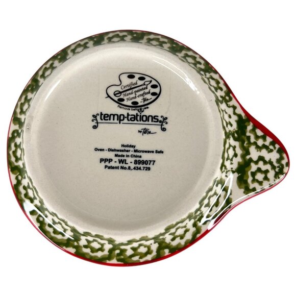 Temptations Holiday Mug And Coaster Set Santa Chef Baking Cookies 16 Oz Xmas New - Picture 10 of 10